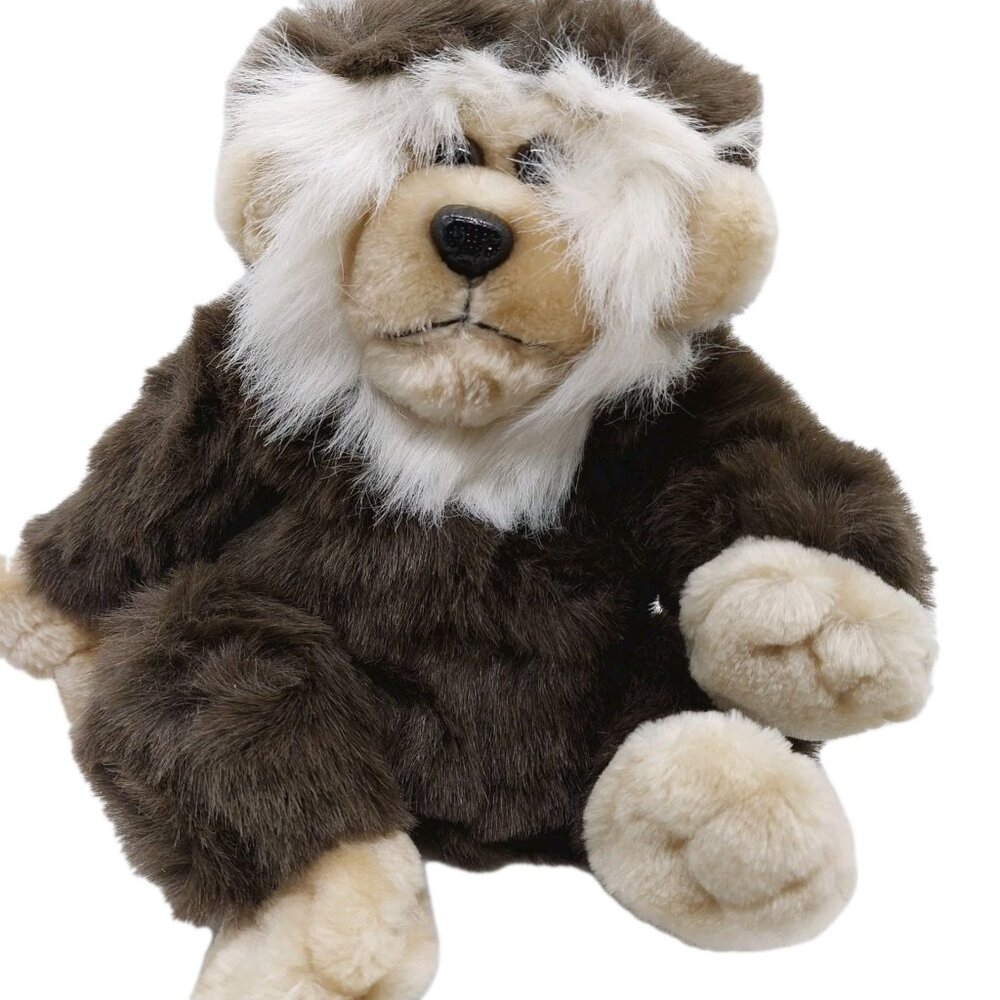 Animal Express Monkey Hand Puppet Plush Stuffed Animal 10" 1978